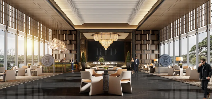 Tianpu Financial City / Sales Gallery