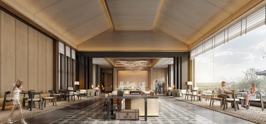 Tianpu Aviation City / Sales Gallery